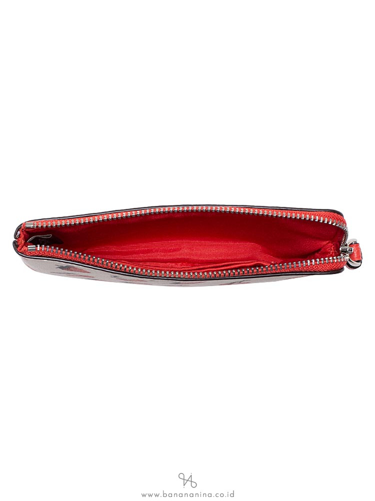 COACH 23674 Fruit Print Small Wristlet Chalk Multi