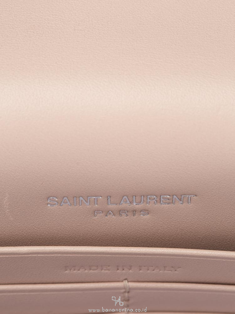 YSL Kate Tassel Chain Shoulder Bag Pale Blush