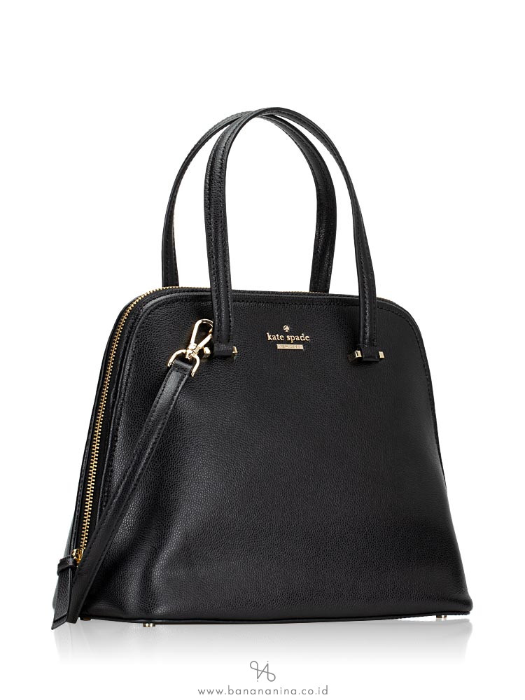 KATE SPADE Patterson Drive Medium Dome Satchel Black