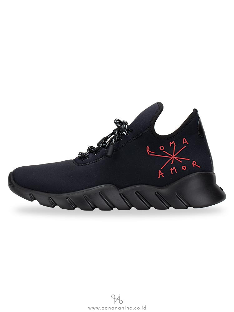 FENDI Men /Fiend Running Sneakers Black Sz 41