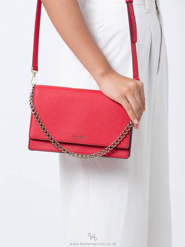 KATE SPADE Cameron Convertible Crossbody Hot Chili