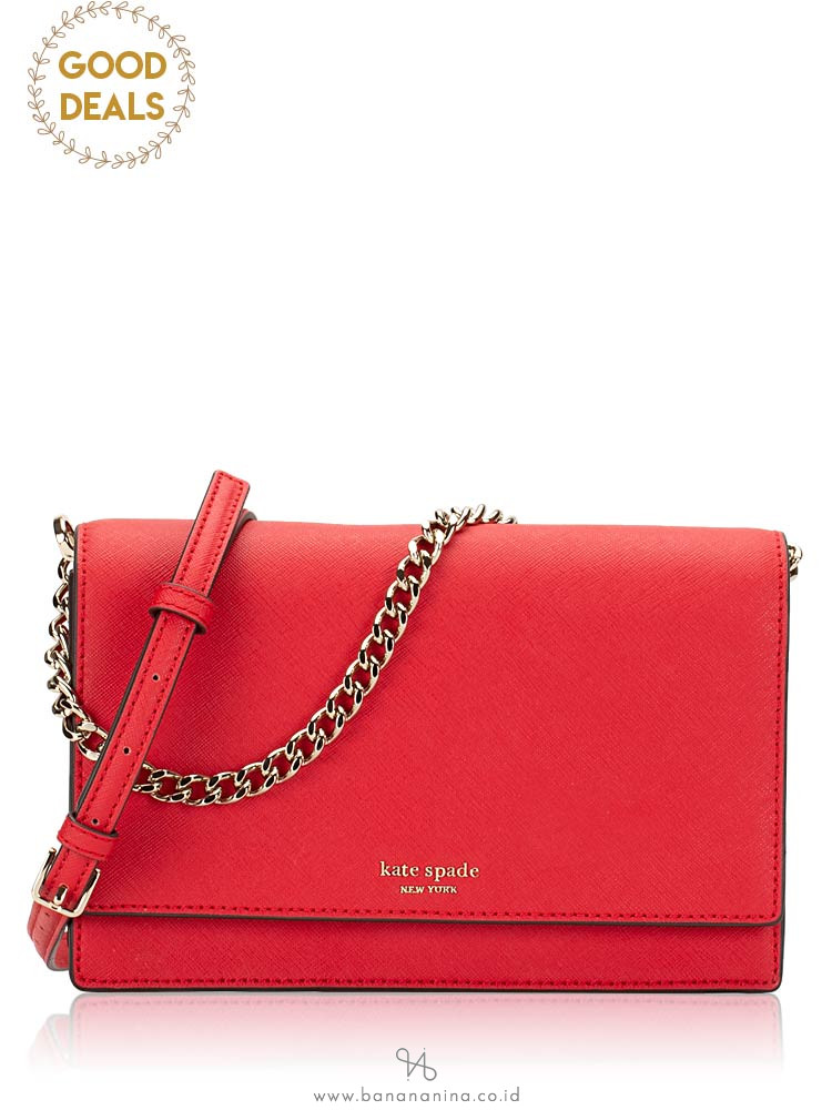 KATE SPADE Cameron Convertible Crossbody Hot Chili