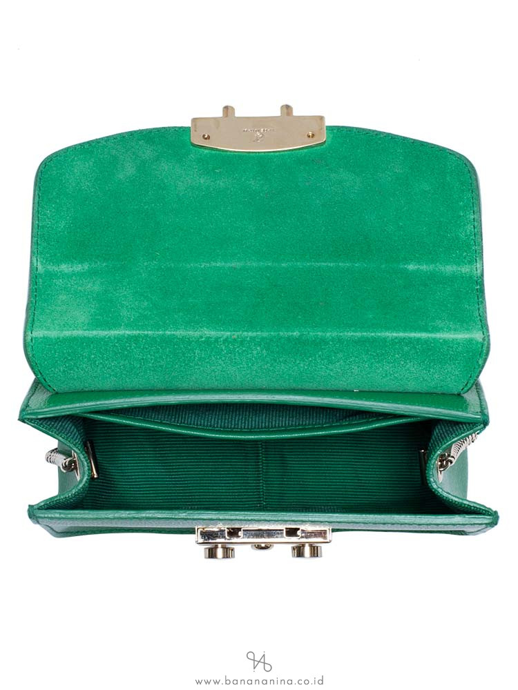 FURLA Metropolis Mini Crossbody Green