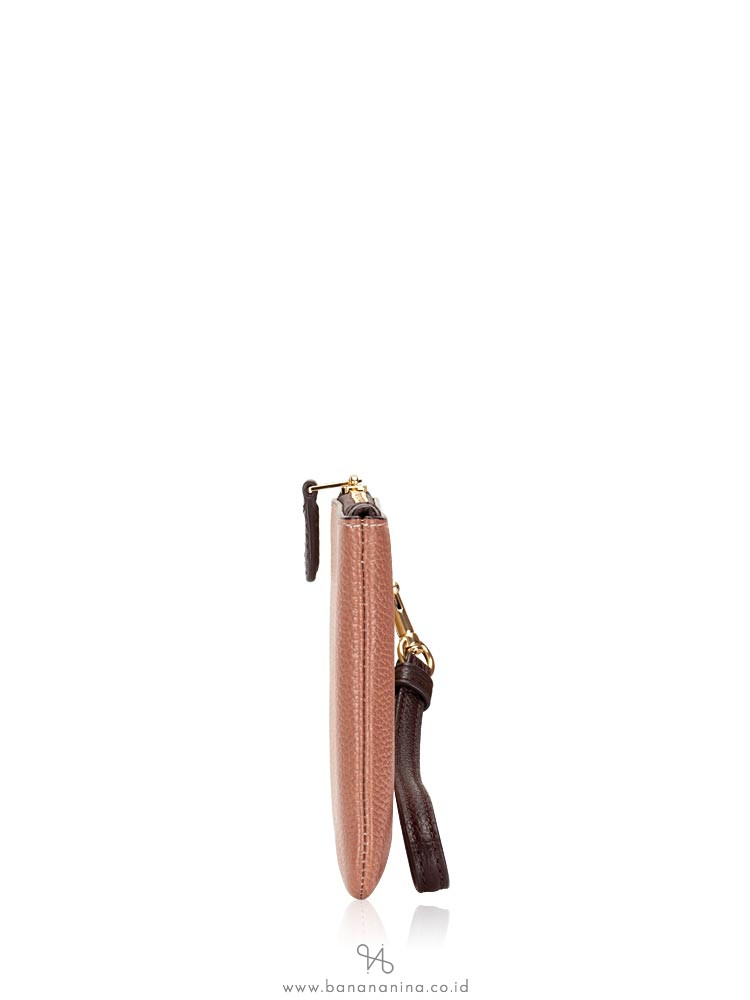 COACH 72893G Ombre Leather Small Wristlet Pink Multi