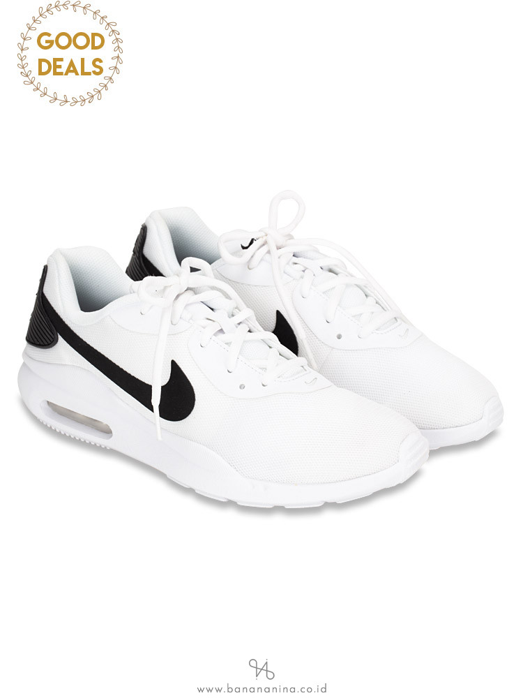 NIKE Air Max Oketo Sneaker White Black Sz 8