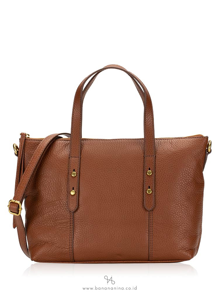 FOSSIL SHB1853210 Jenna Satchel Medium Brown