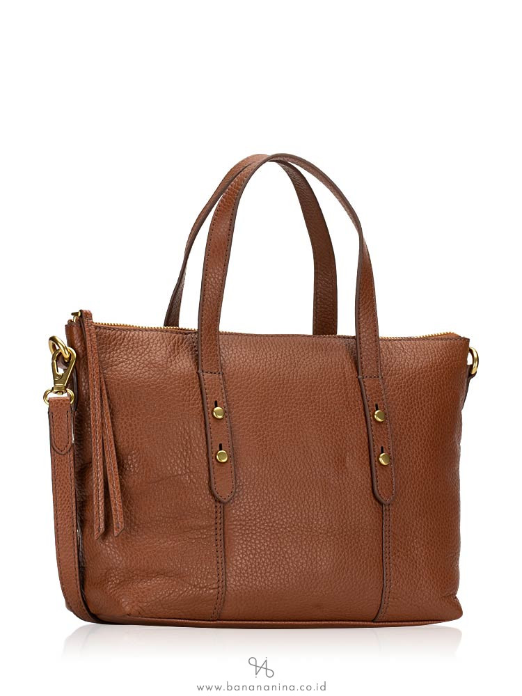 FOSSIL SHB1853210 Jenna Satchel Medium Brown