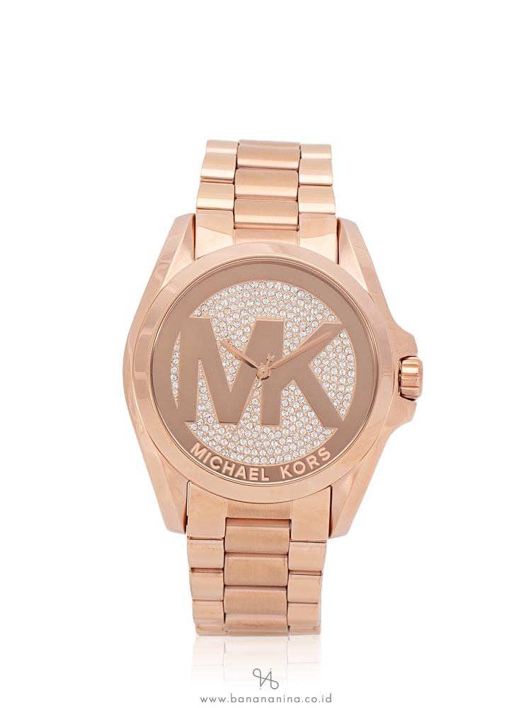MICHAEL KORS MK6437 Bradshaw Pave Stainless Rosegold