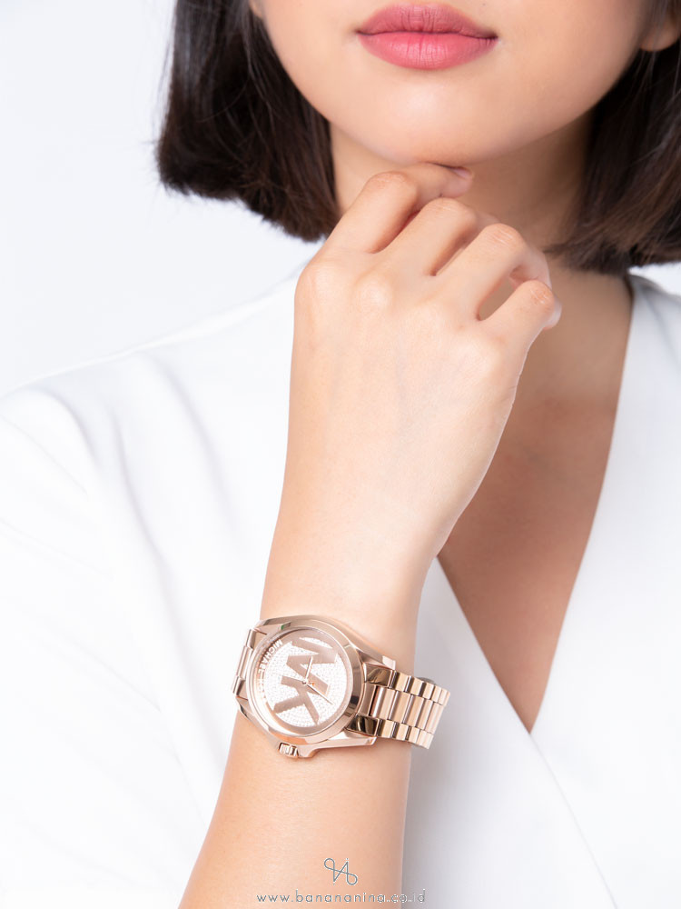 MICHAEL KORS MK6437 Bradshaw Pave Stainless Rosegold