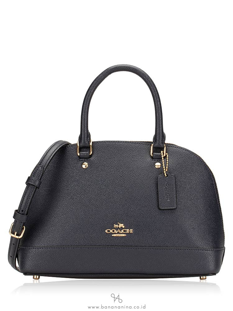COACH 27591 Crossgrain Mini Sierra Satchel Midnight