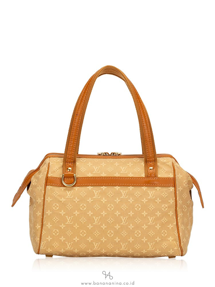 LOUIS VUITTON Mini Lin Josephine PM Beige