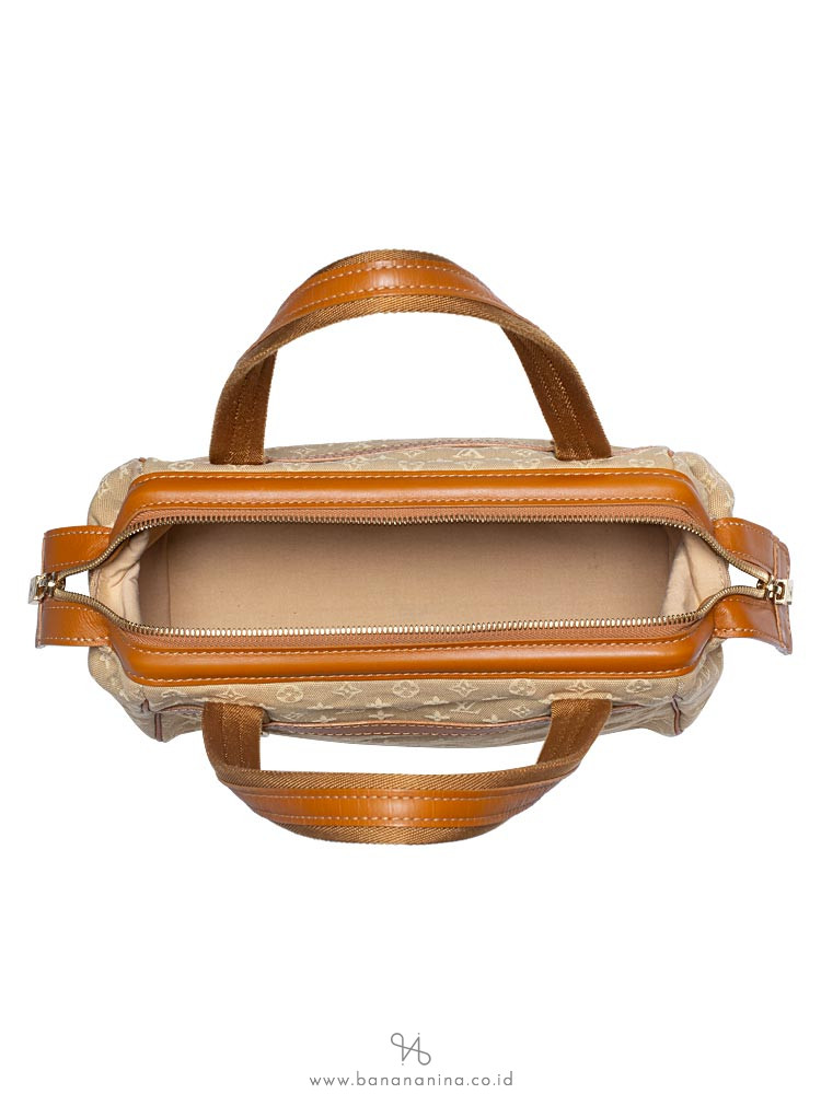 LOUIS VUITTON Mini Lin Josephine PM Beige