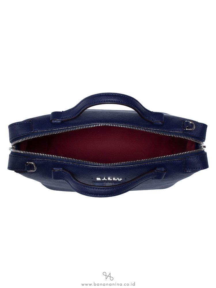 BALLY Kissen Supra Saffiano Bowling Bag Marine