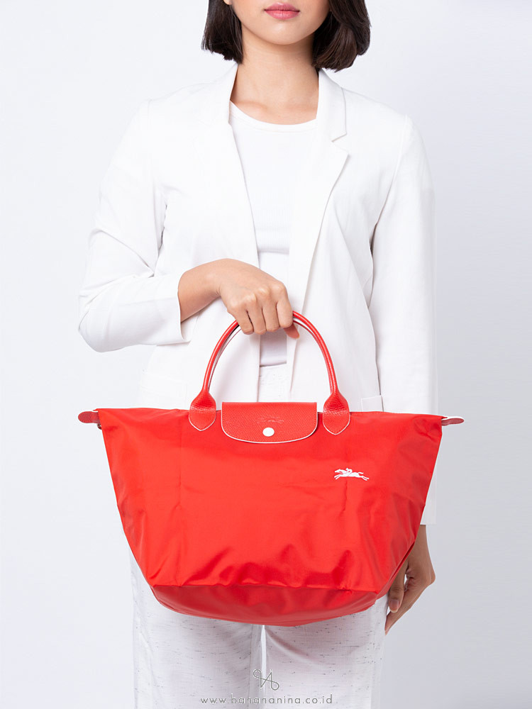 LONGCHAMP Le Pliage Club Medium SH Vermilion