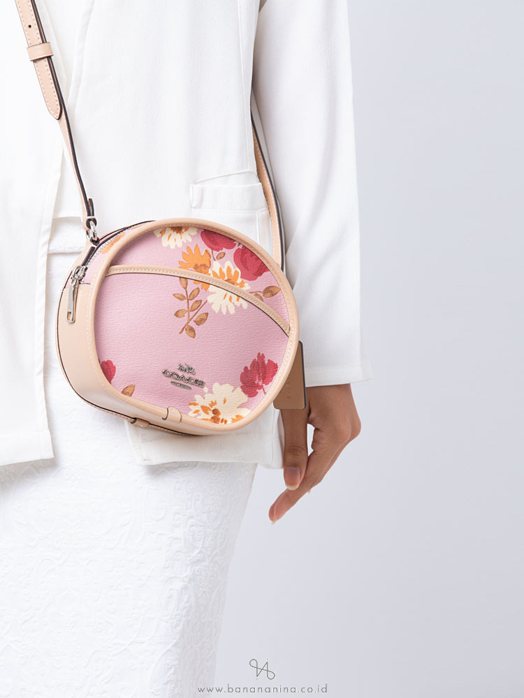 COACH 72804 Painted Peony Canteen Crossbody Carnation Multi