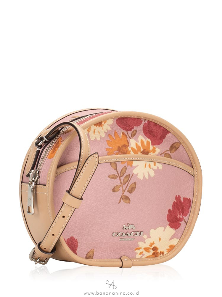 COACH 72804 Painted Peony Canteen Crossbody Carnation Multi