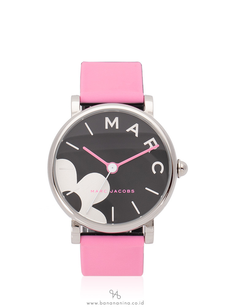 MARC JACOBS MJ1622 Classic Daisy Rubber Strap Black Pink