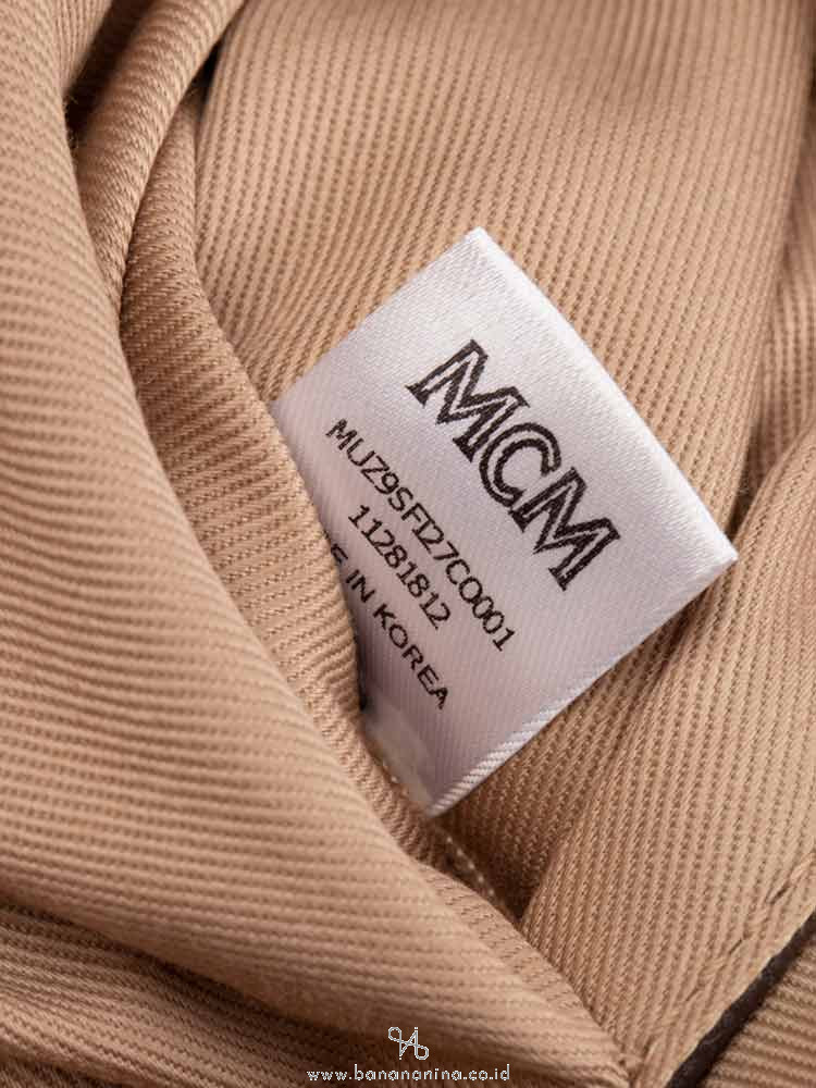 MCM Visetos Fursten Belt Bag Cognac