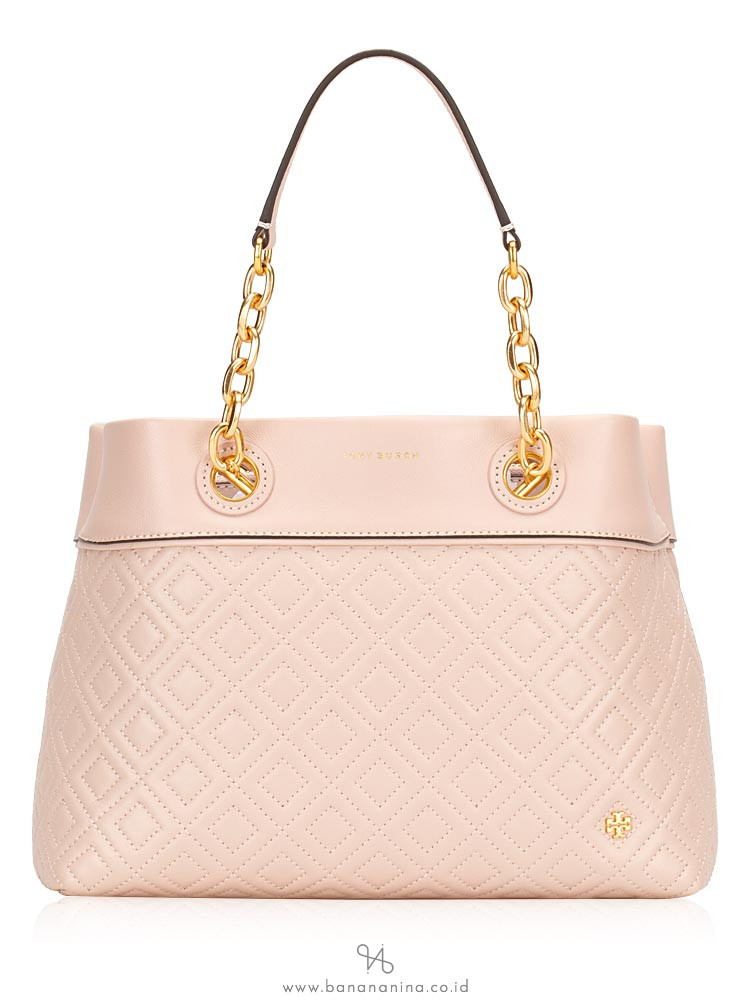 TORY BURCH Fleming Small Tote Shell Pink