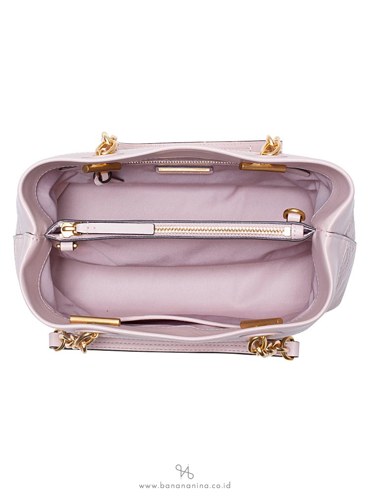 TORY BURCH Fleming Small Tote Shell Pink