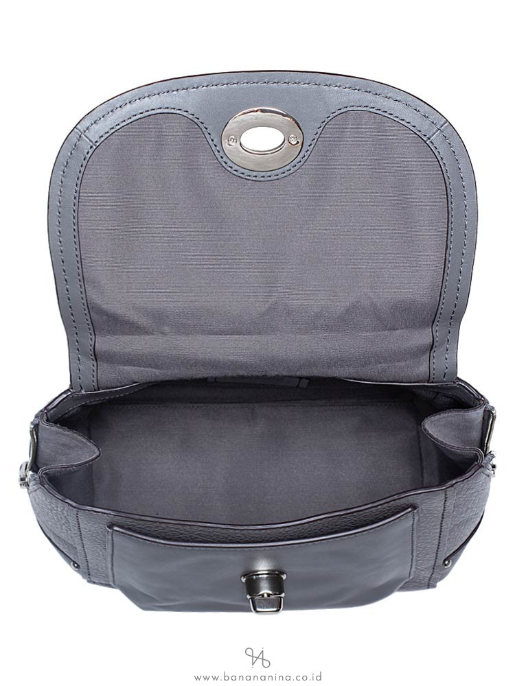 COACH 30525 Mixed Leather Faye Backpack Heather Grey