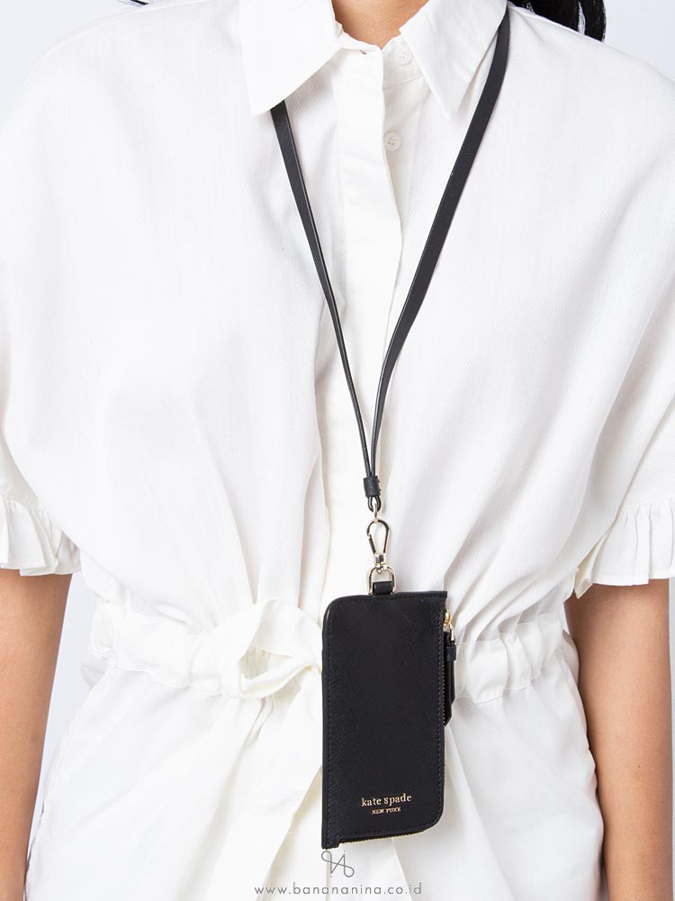 kate spade card case lanyard