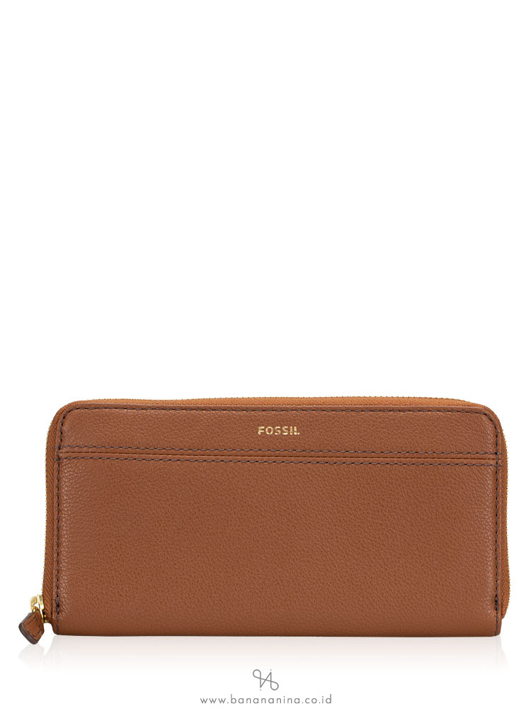 FOSSIL SWL2198210 Heidi Zip Wallet Medium Brown