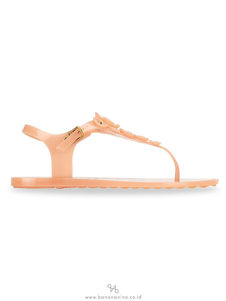 COACH Tea Rose Multi Jelly Sandals Peony Sz 37.5