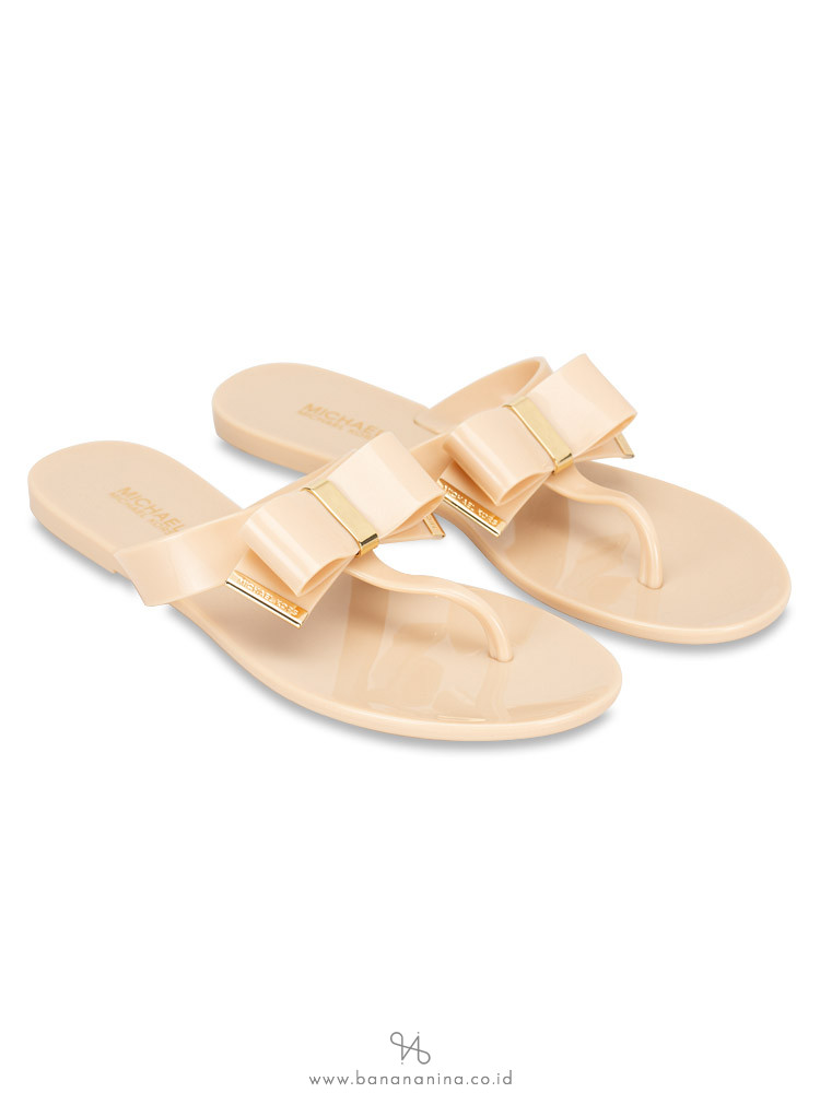 MICHAEL KORS Kayden Thong Sandals Nude Sz 6