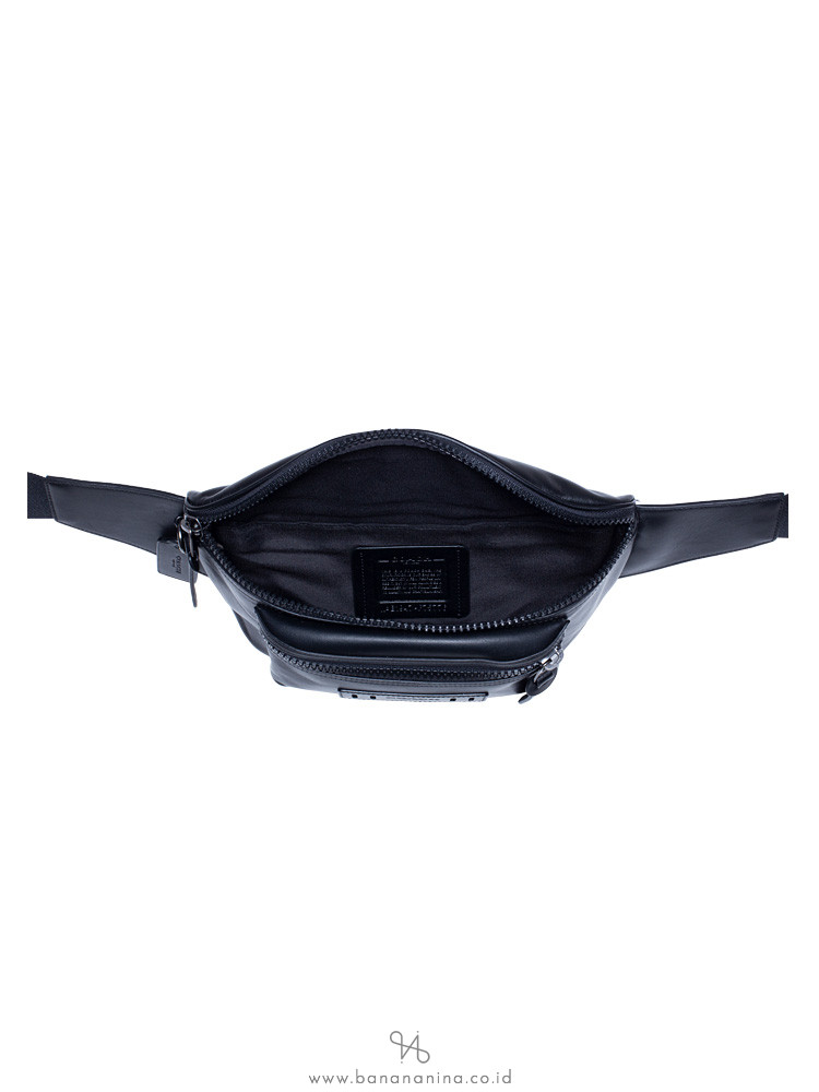 COACH 75776 Terrain Leather Belt Bag Black