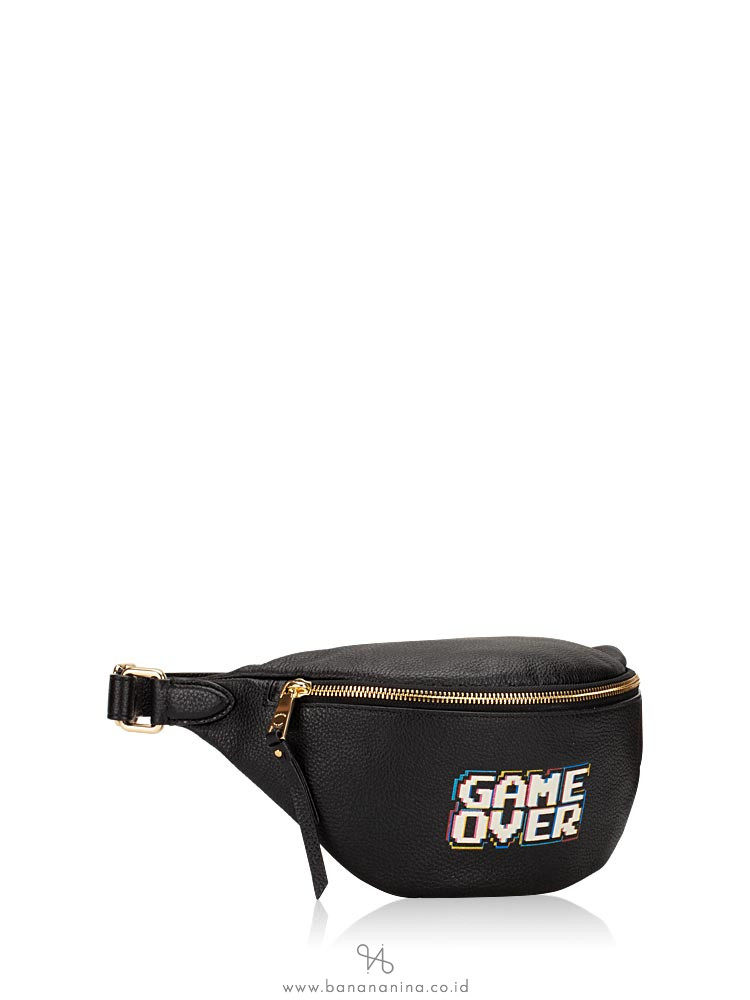 COACH 72909 Pacman Game Over Belt Bag Black Multi