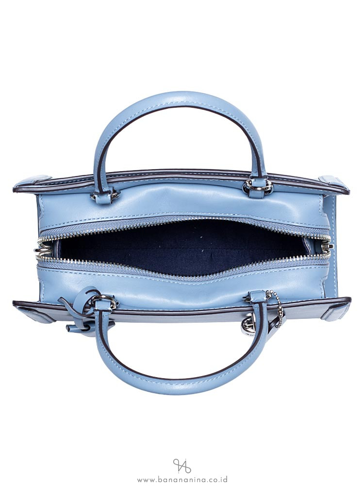 COACH 72667 Zoe Small Leather Carryall Cornflower
