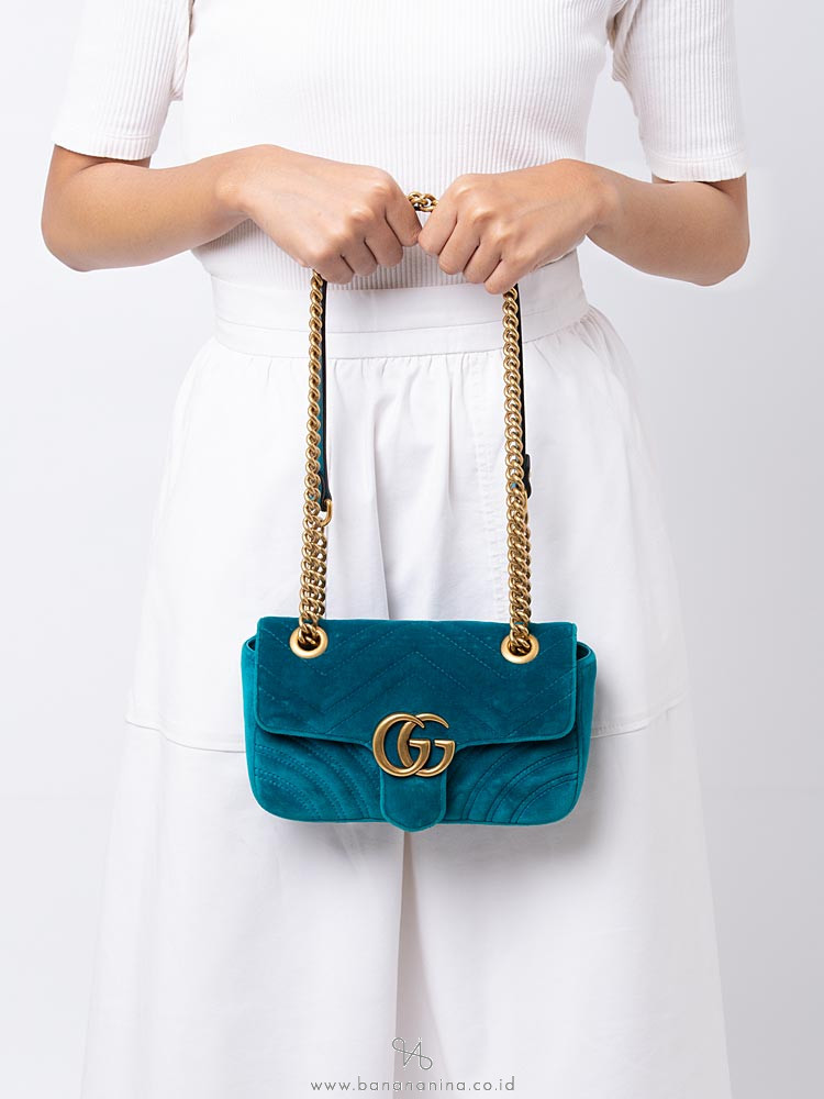 gucci marmont mini bag velvet