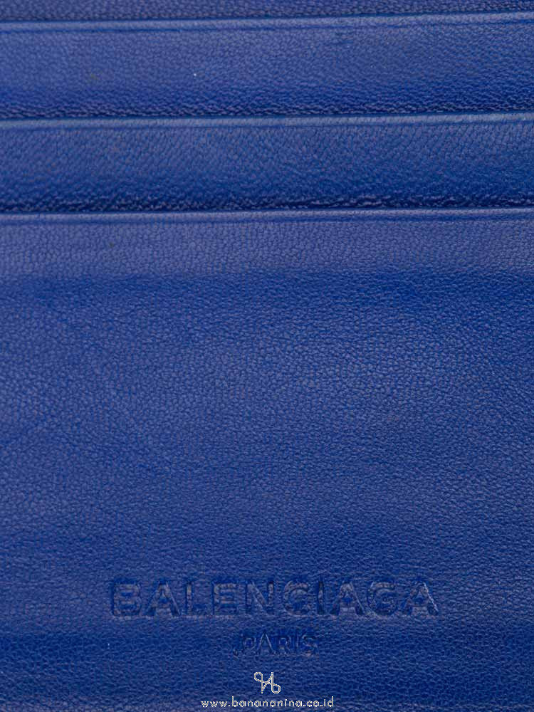 BALENCIAGA Men Classic Square Wallet Blue