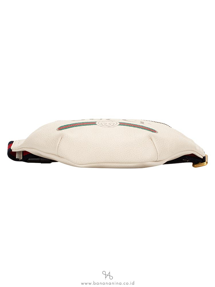 GUCCI Print Small Belt Bag White