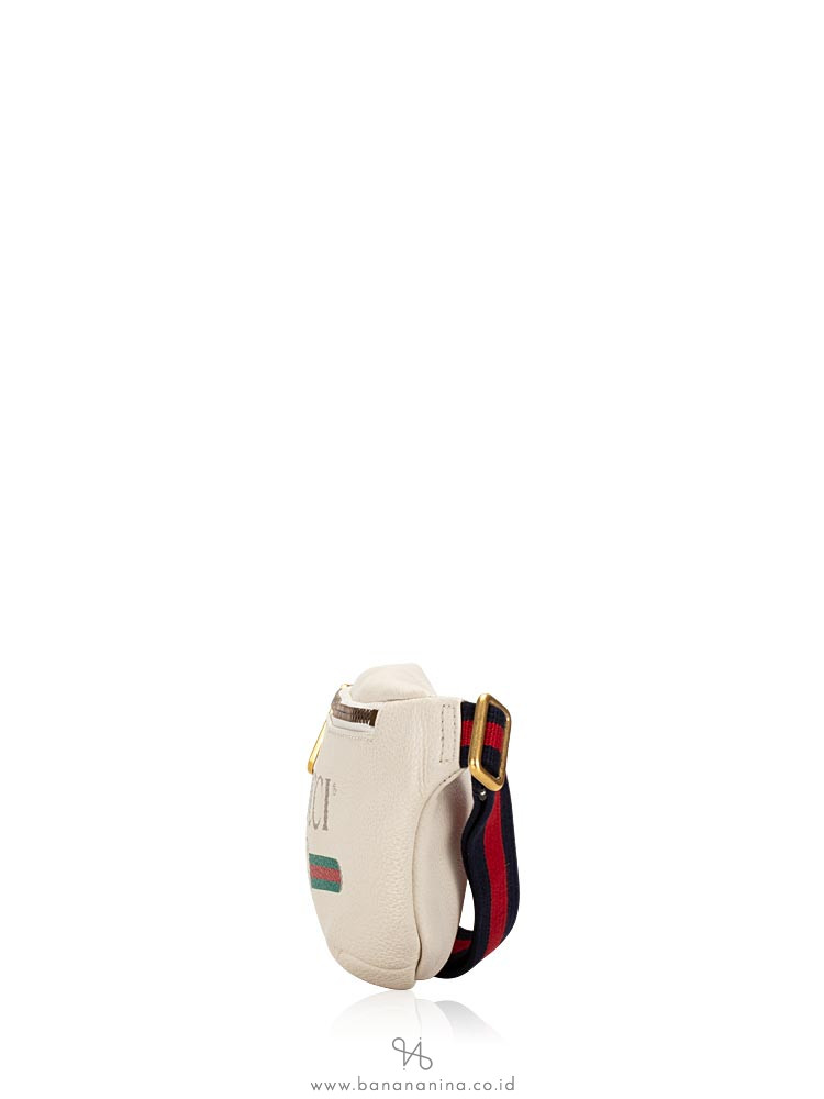 GUCCI Print Small Belt Bag White