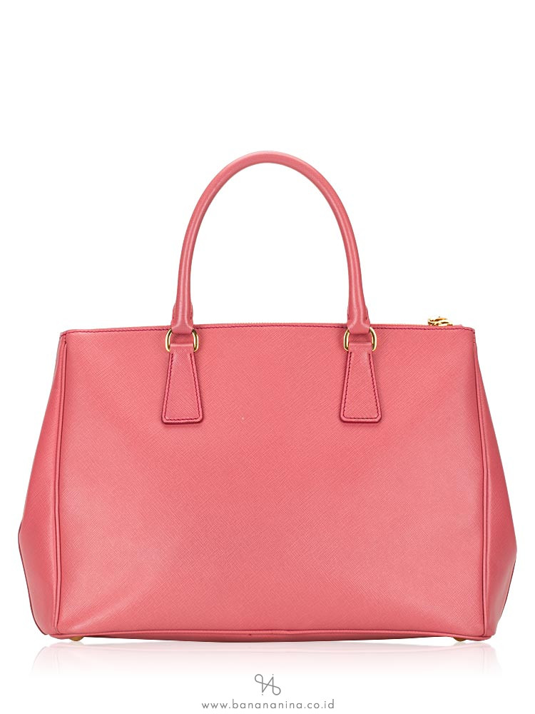 PRADA BN2274 Saffiano Lux Double Zip Tote Tamaris