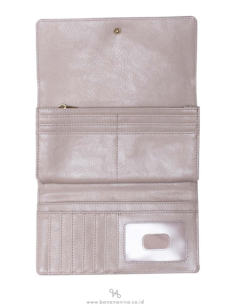 FOSSIL SL7833263 Logan Flap Wallet Taupe