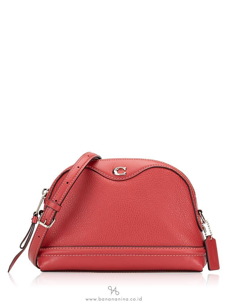 COACH 37863 Ivie Leather Crossbody Washed Red