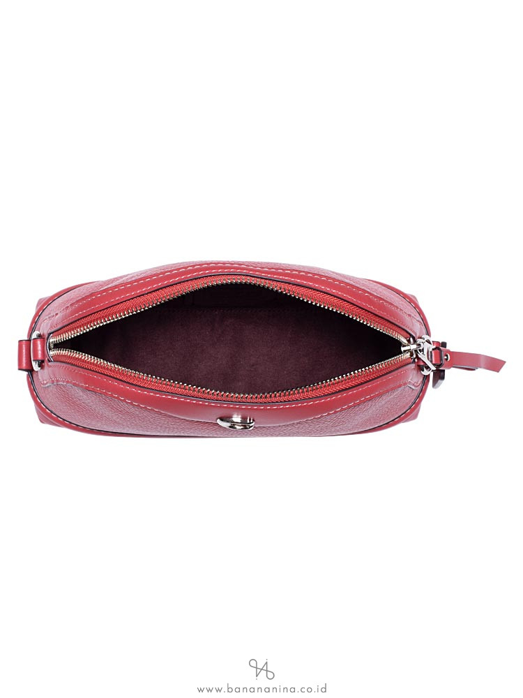 COACH 37863 Ivie Leather Crossbody Washed Red