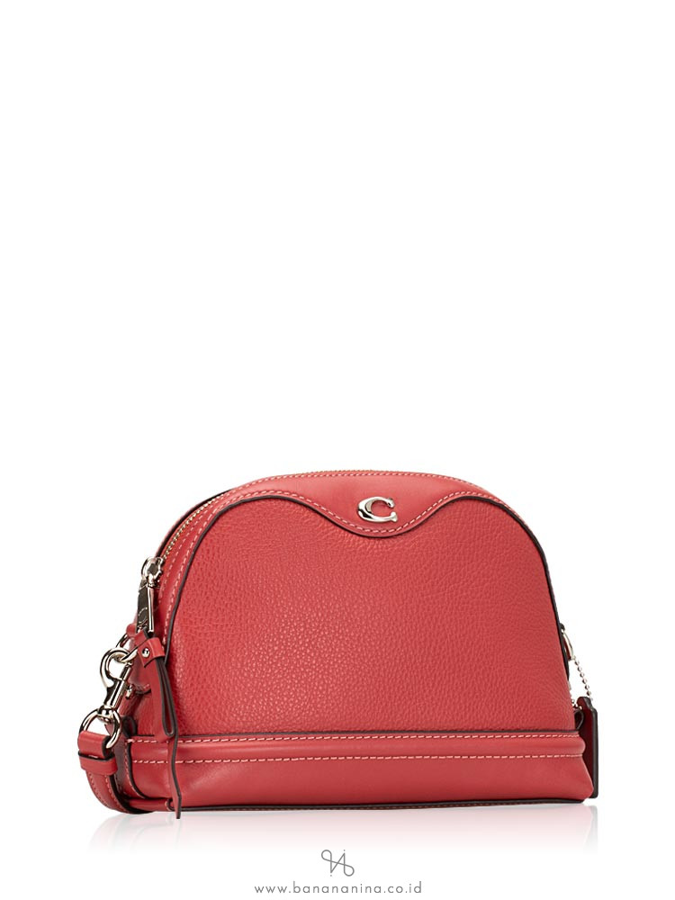 COACH 37863 Ivie Leather Crossbody Washed Red
