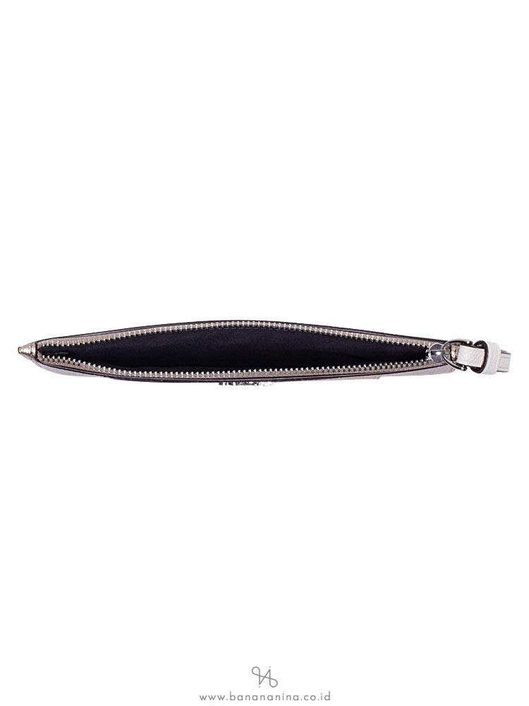 COACH 67541 Metallic Colorblock Zip Wallet Chalk Multi