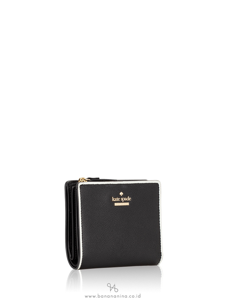 KATE SPADE Patterson Drive Painted Edge Small Shawn Black White