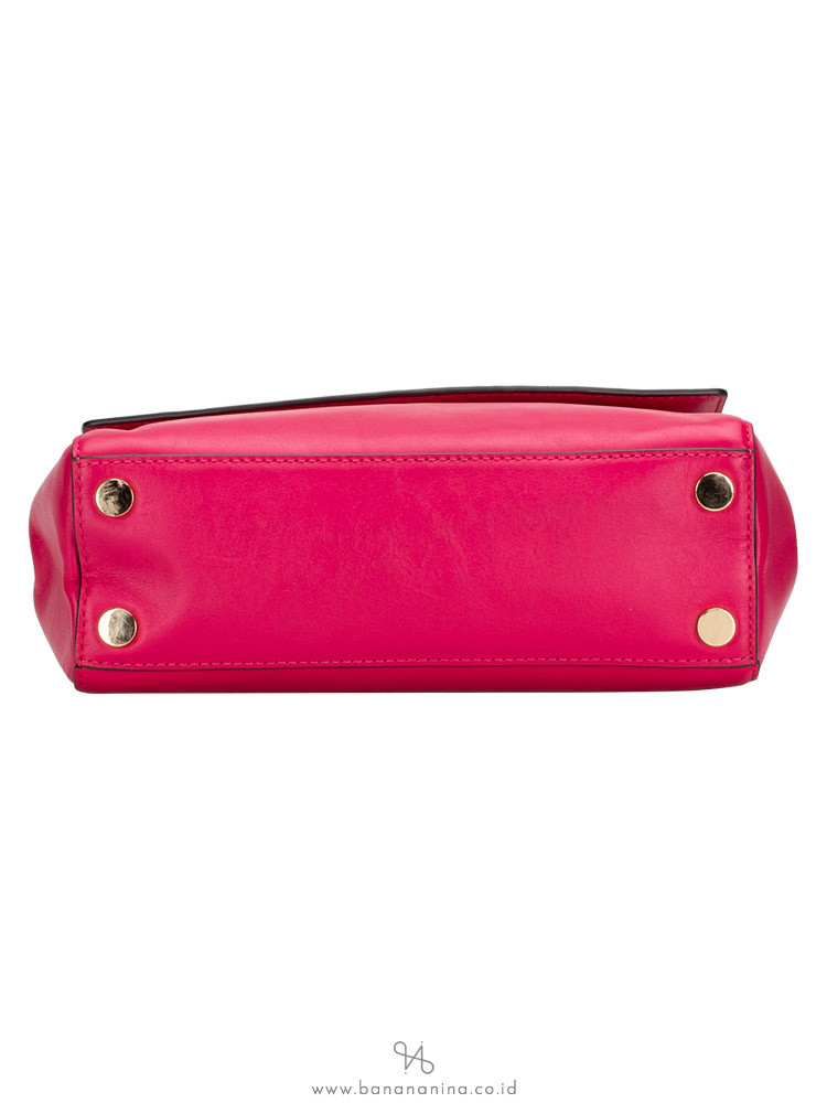 MICHAEL KORS Ava Small Soft Leather Top Handle Satchel Ultra Pink