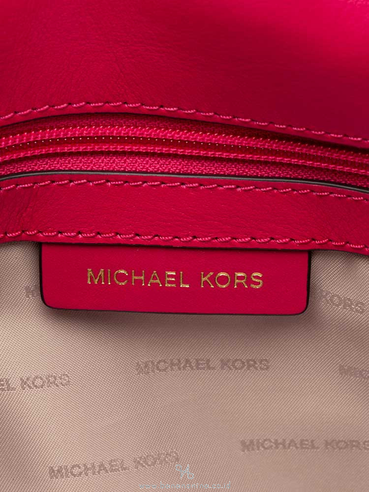 MICHAEL KORS Ava Small Soft Leather Top Handle Satchel Ultra Pink