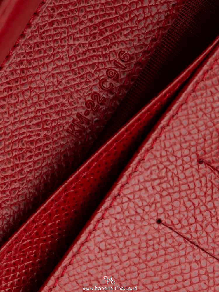 SALVATORE FERRAGAMO Vara Wallet On Chain Rosso Red