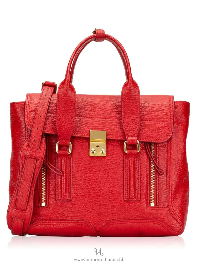 PHILLIP LIM Pashli Medium Satchel Red