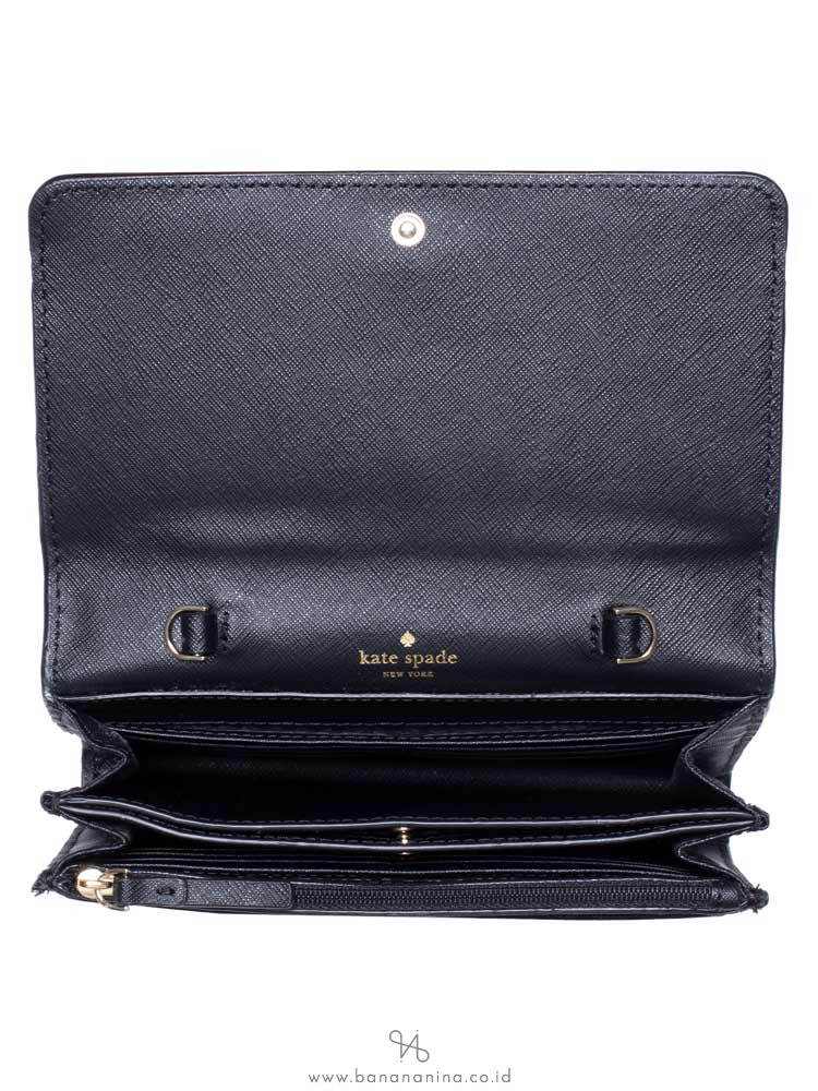 KATE SPADE Laurel Way Jeweled Summer Crossbody Black