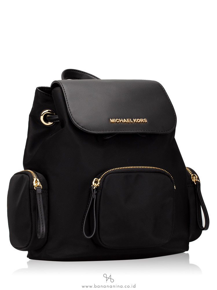 MICHAEL KORS Abbey Nylon Medium Cargo Backpack Black
