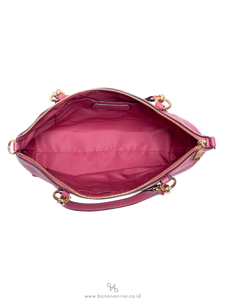 COACH 28993 Pebbled Leather Small Kelsey Rouge